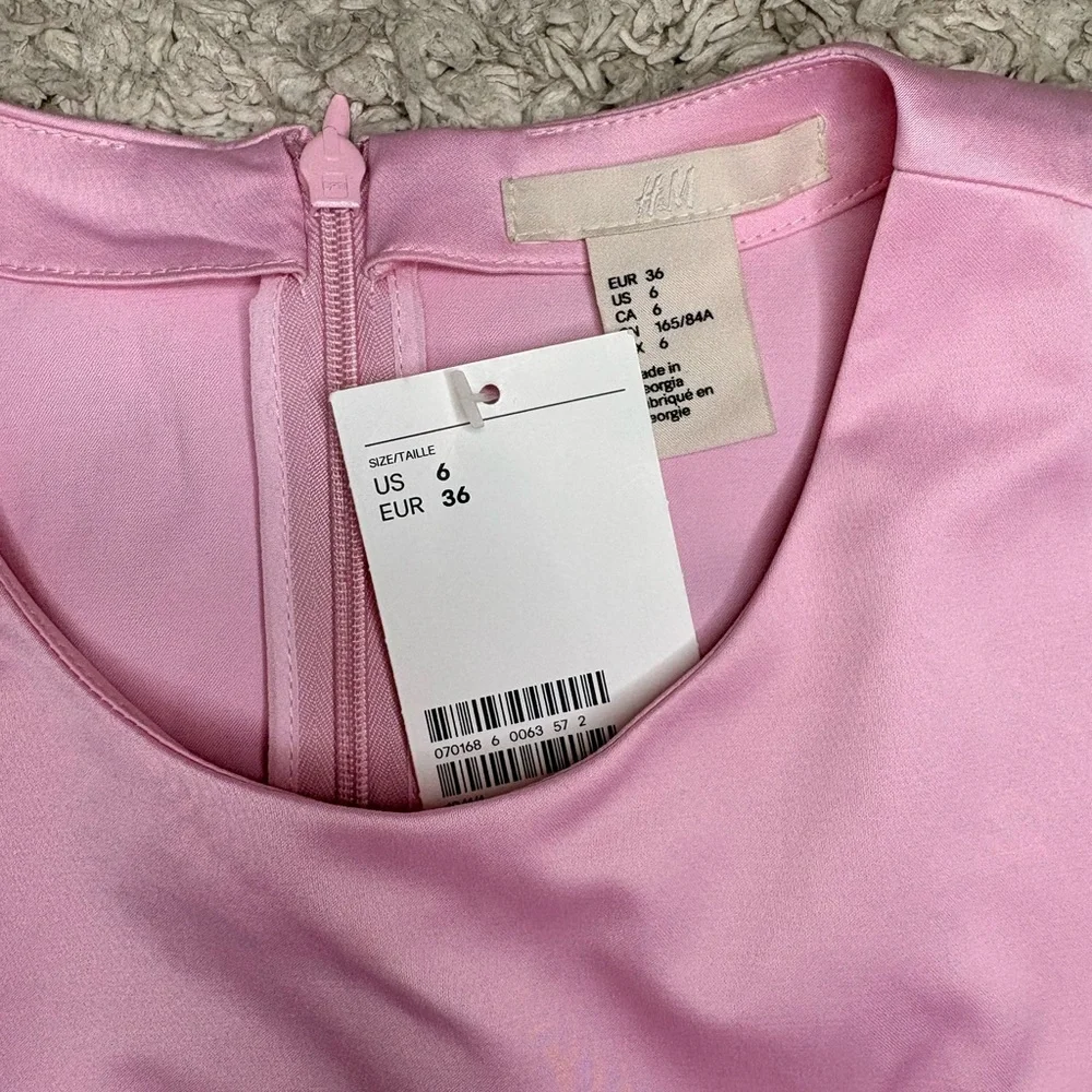 H&M Light Pink Bell Sleeve Blouse - Picture 2 of 2